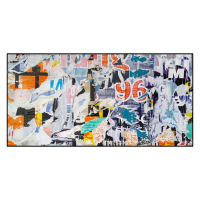 Schwabing 96, Décollage, 27,2 x 53,7 cm, 2016