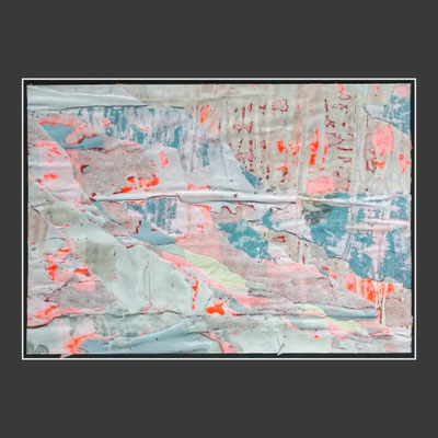 Stec, décollage (retro d'affiche), 17,1 x 24,5 cm, 2023