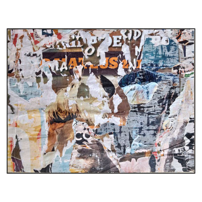 Mateus, décollage, 34,6 x 46,0 cm, 2025