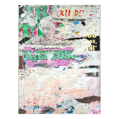 Majestoso, décollage, 91,1 x 67,9 cm, 2024