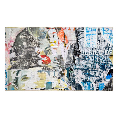 Berico, décollage, 42,3 x 73,5 cm, 2024