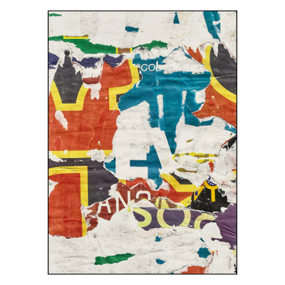 Colade, décollage, 22,3 x 16,0 cm, 2025