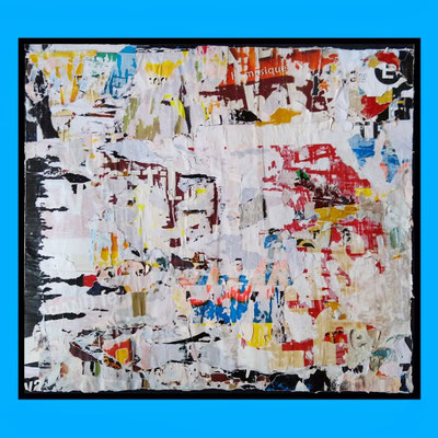 MSK. décollage, 50,8 x 57,3 cm, 2021