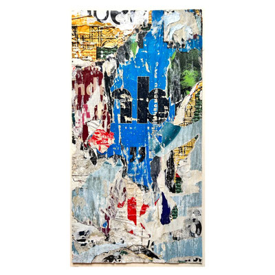 Greco, décollage, 49,4 x 24,9 cm, 2025