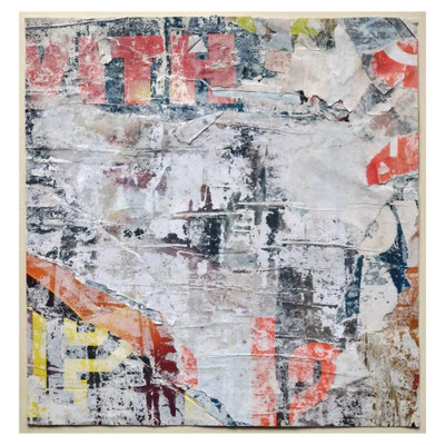 Vith, décollage, 25,5 x 24,3 cm, 2025 