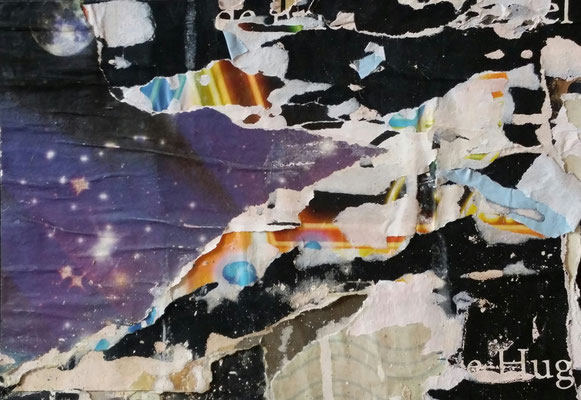 Stardust, Décollages, 14 x 20 cm, 2016