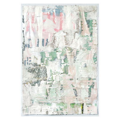 Pratico, décollage (retro d'affiche), 28,2 x 19,4 cm, 2025