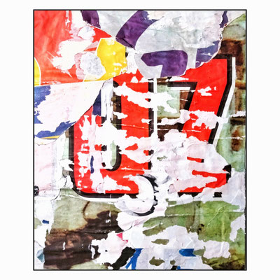 OZ, décollage, 34,1 x 28,0 cm, 2025