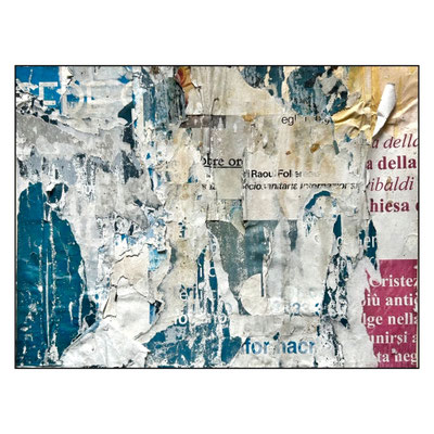 Raoul, décollage, 20,5 x 27,2 cm, 2025 (Genova, IT)