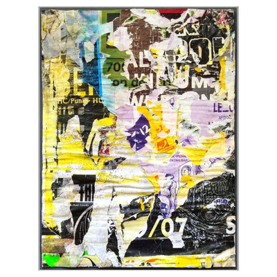 Sino, décollage, 42,0 x 31,4 cm, 2022 (Leipzig, DE)