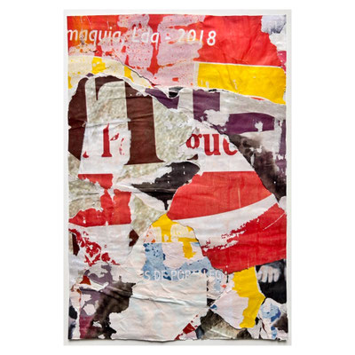 Orqia, décollage, 31,4 x 21,7 cm, 2025