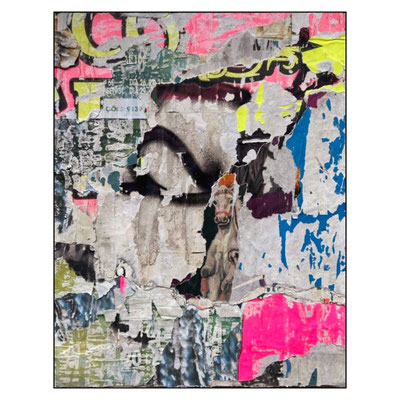 Caribo, décollage, 46,0 x 35,7 cm, 2024
