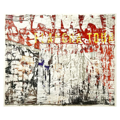 Planche, décollage, 35,3 x 43,3 cm, 2025