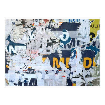 OMO, décollage, 39,5 x 54,8 cm, 2024