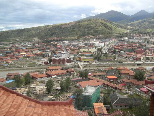 view of drango from the monastery