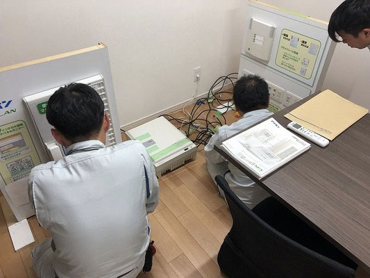 ナースコールデモ機(アイホン新潟営業所所有)の全体構成