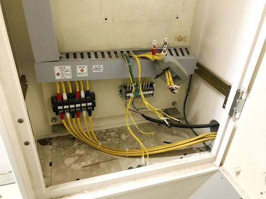 動力用電気コンバーター交換工事の様子。その5【新潟】