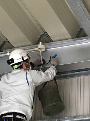 屋内での電気配線工事の様子。その9【新潟】