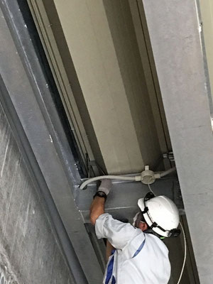 屋内での電気配線工事の様子。その3【新潟】