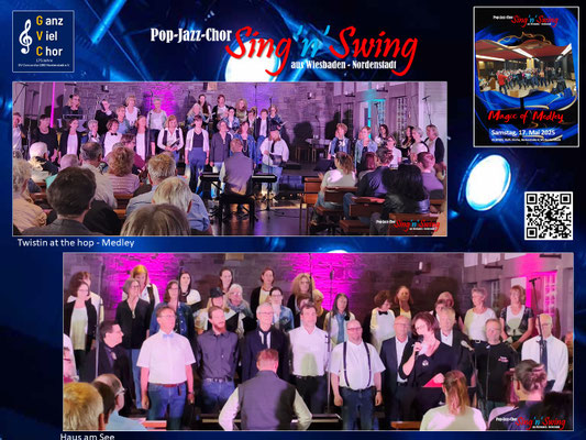 Pop-Jazz Chor Sing'n'Swing - Konzert Magic of Medley-2/3  17.5.2025