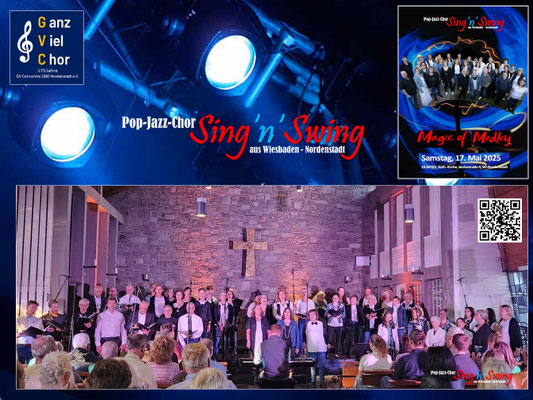 Pop-Jazz Chor Sing'n'Swing - Konzert Magic of Medley-1/3  17.5.2025