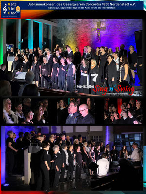Pop-Jazz-Chor Sing'n'Swing -Jubiläumskonzert 175 Jahre GVC