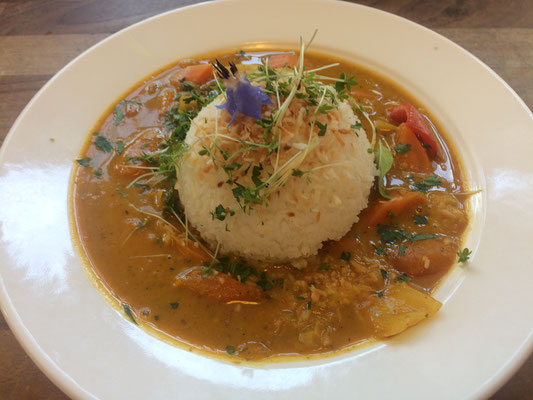+++ Ofen Gemüse-Curry mit Kokos-Basmatireis +++