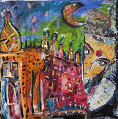 Sei nicht zu schüchtern, 45 x 45 cm