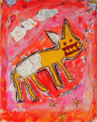 Das wilde Tier hat auch gute Eigenschaften, 45 x 45 cm