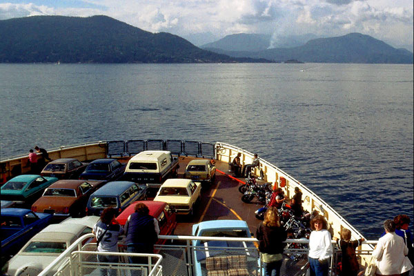 Auf der Fähre von Vancouver nach Vancouver Island