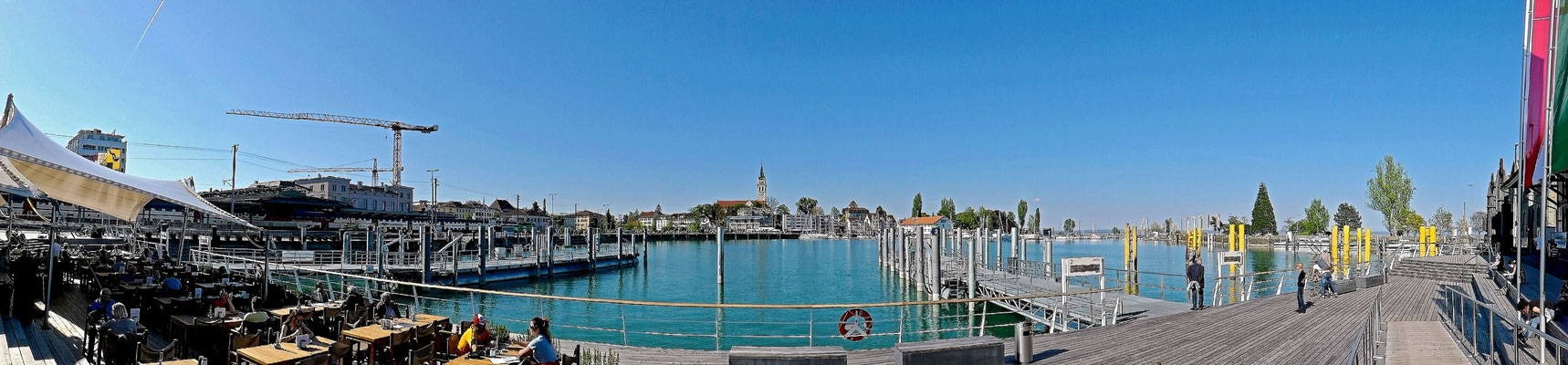 Fährhafenpanorama Romanshorn