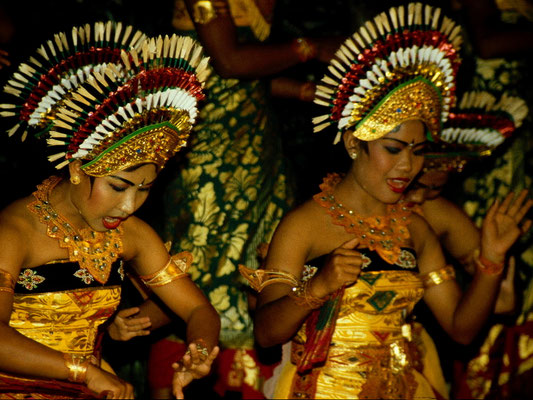 Rituelle und religiöse Tänze sind ein Kulturgut auf Bali