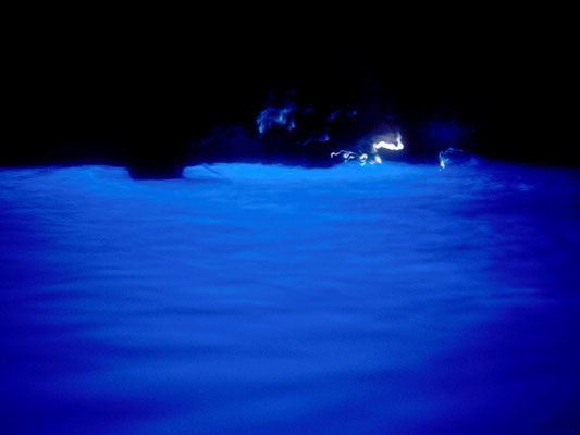 In der Blauen Grotte