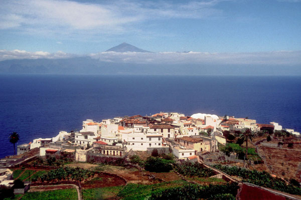 Der Pico de Teide von la Gomera aus gesehen