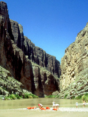 Santa Elena Canyon im Big Bend NP, Tx. 1987