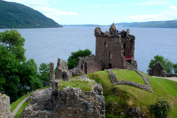 Urquart Castle Ruine am Loch Ness