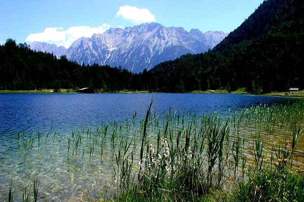 Der Ferchensee bei Mittenwald (Sony HX5V)