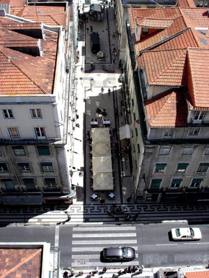 Blick vom Elevador des Santa Justa