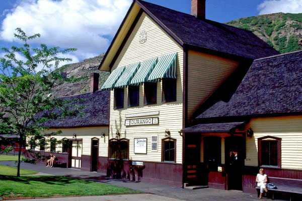Historischer Bahnhof von Durango, Co. 1987