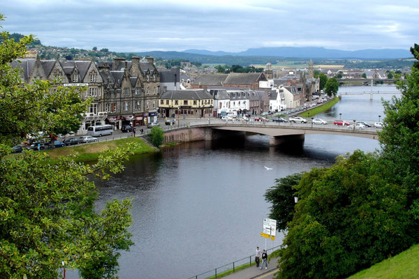 Inverness ist die Hauptstadt der Highlands