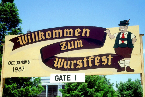 Wurstfest in New Braunfels, Tx. 1987