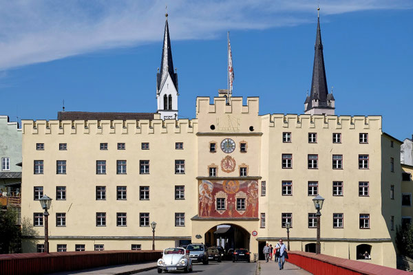 Das Bruggtor in Wasserburg am Inn