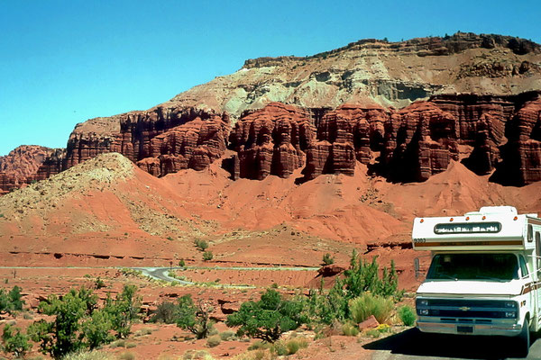 Im Capitol Reef NP, Utah 1984