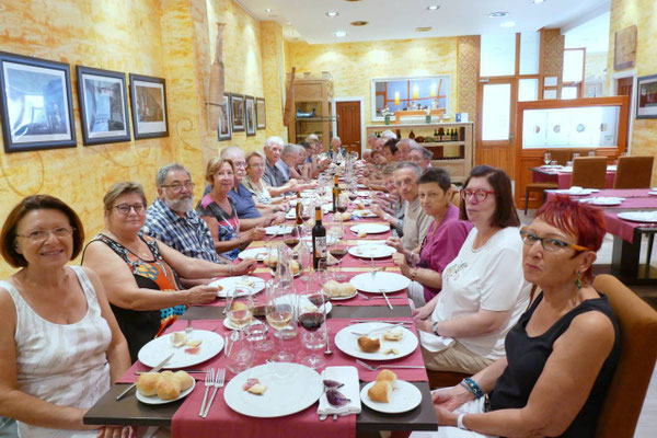 Déjeuner des AFCS au restaurant Rex Numitor à Merida