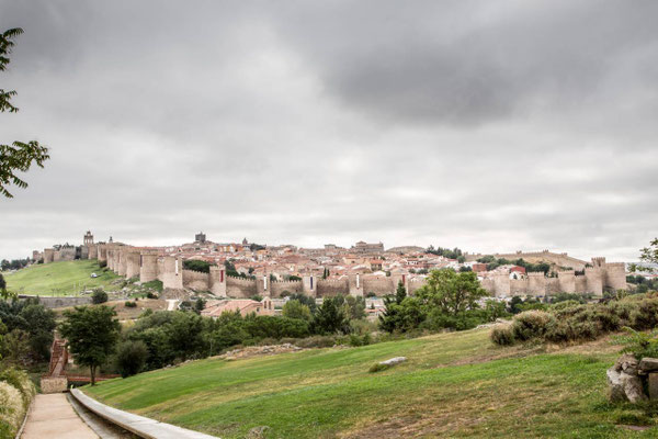 Vue panoramique sur la ville d’Avila