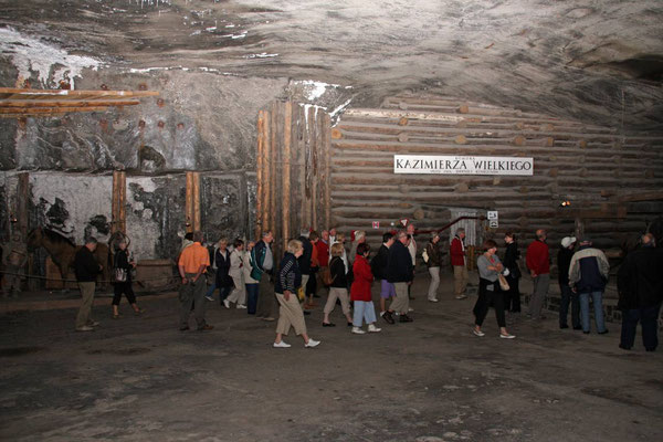 La mine de sel de Wieliczka près de Cracovie