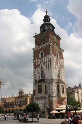 Tour de l’Hôtel de Ville à Cracovie