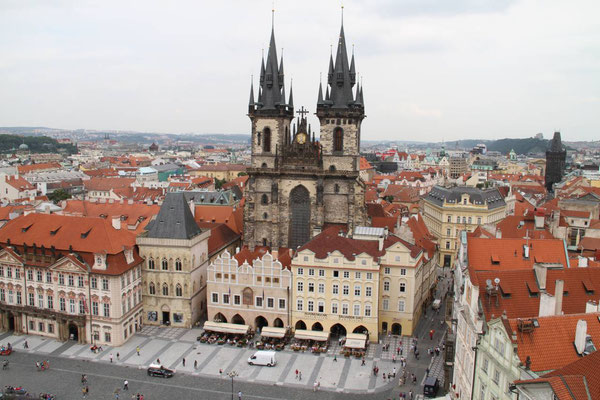 Prague vu de la Tour de l’Horloge