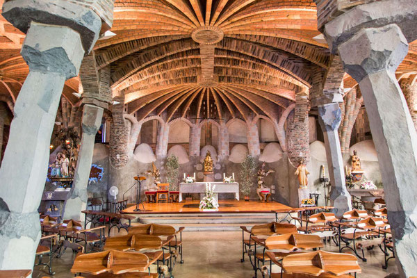 Crypte Güell d’A. Gaudi