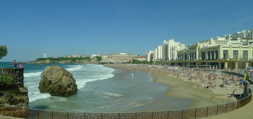 Vue panoramique sur la Baie de Biarritz